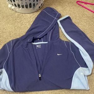 Nike half zip hoodie